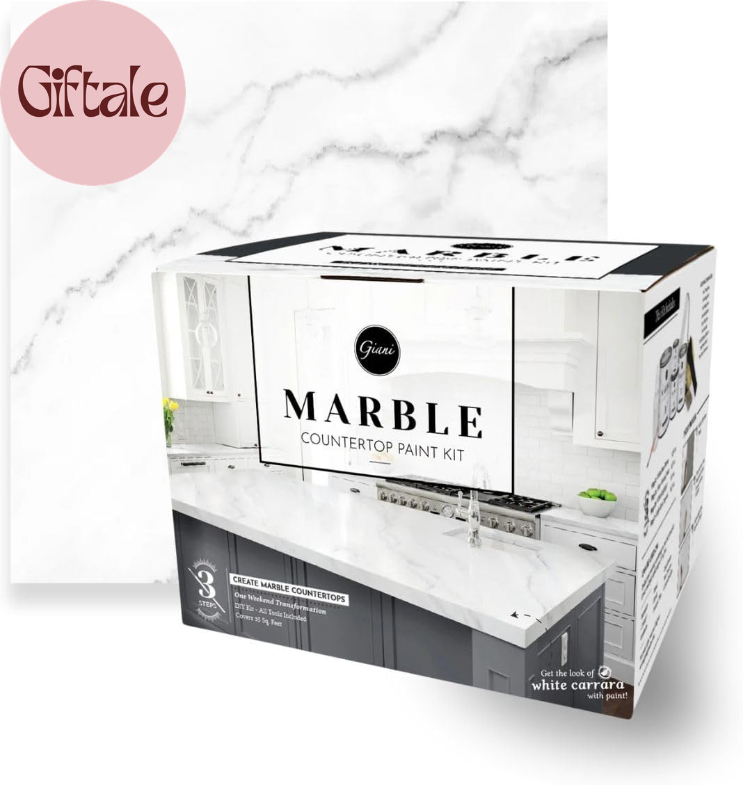 Marble Easy Epoxy Countertop Paint Kit (Carrara White)