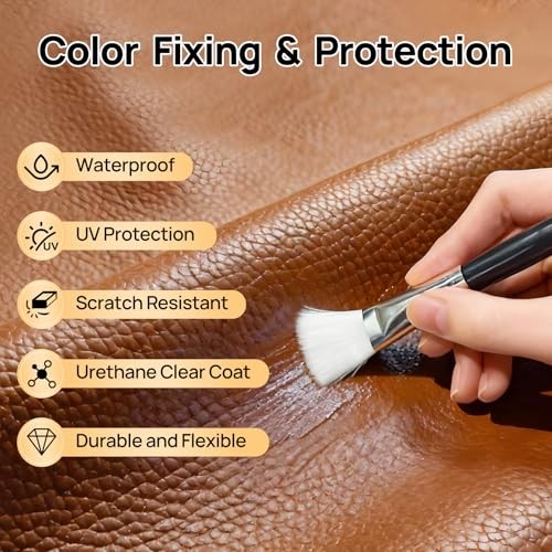 Leather Sealer Scratch-Resistant Leather Finisher | 5fl oz Leather HIGH GLOSS