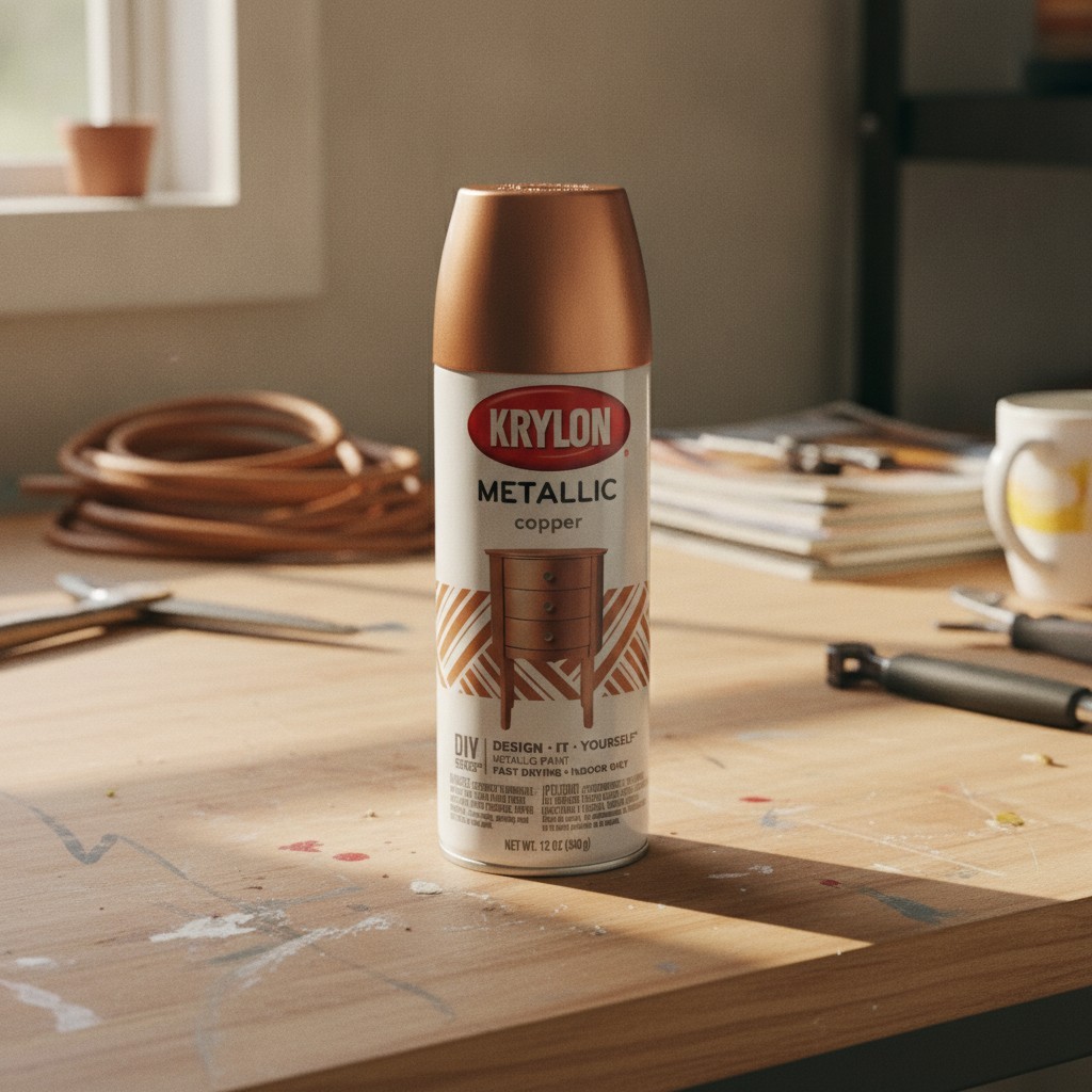 General Purpose, 12 Ounces BRILLIANT SPRAY PAINT METALLIC COPPER