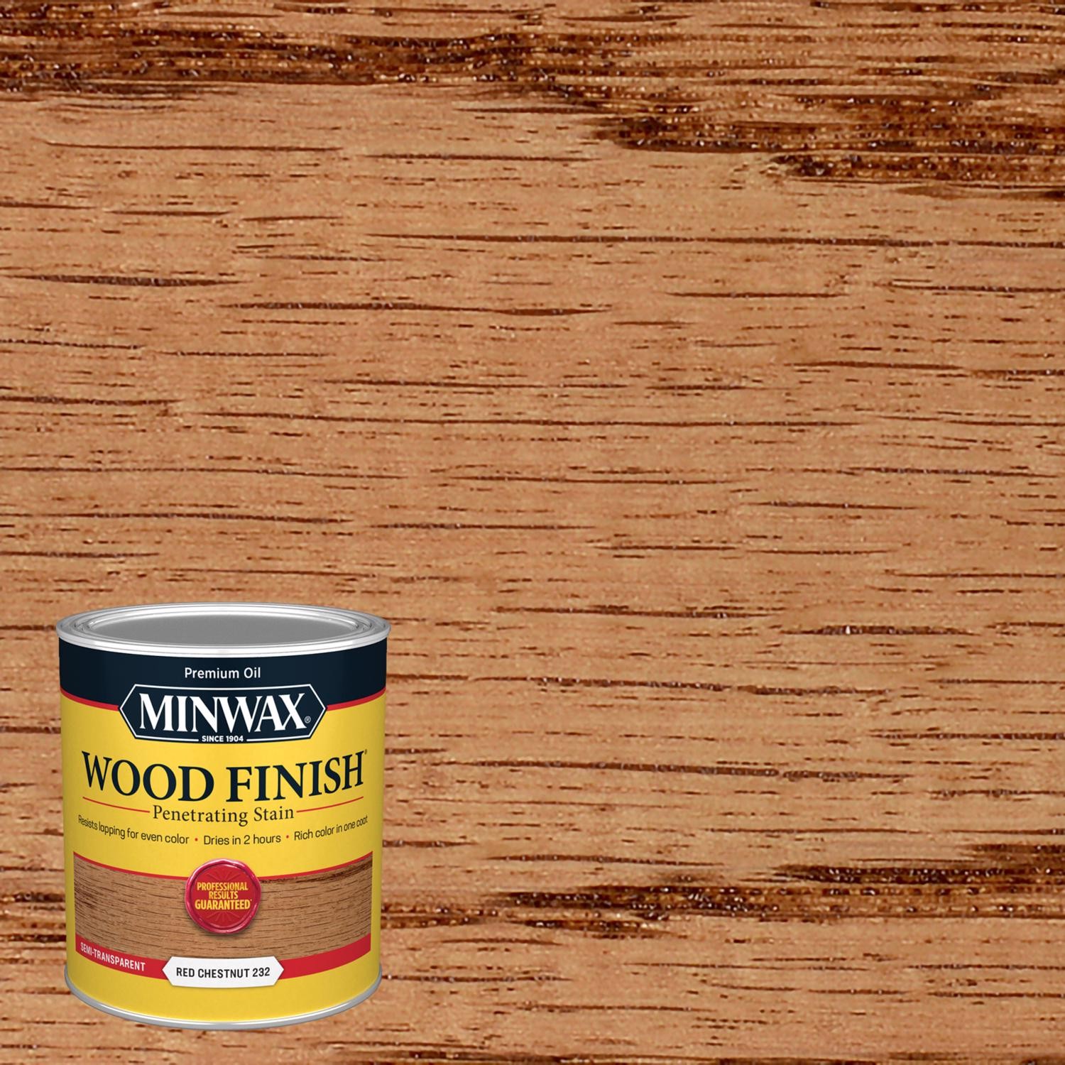 Minwax Wood Finish Semi-Transparent Red Chestnut Oil-Based Penetrating Wood Stai