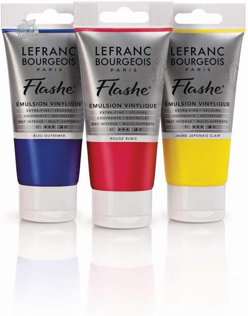 LB ACRYLIC FLASHES 80ML TURQUOISE BLUE EXTRA FINE COLOR VINYL LEFRANC BOURGEOI