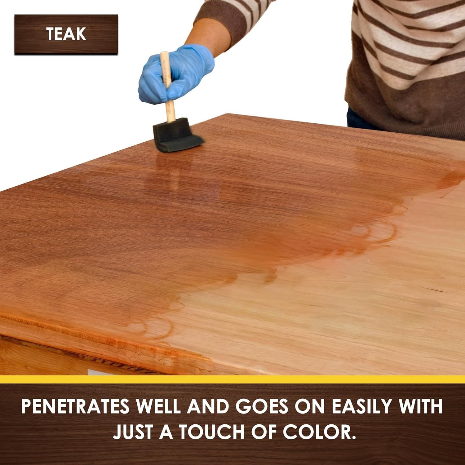 Water Based Wood Stain – Multiple Finishes, Fast Drying, Indoor and Outdoor F…