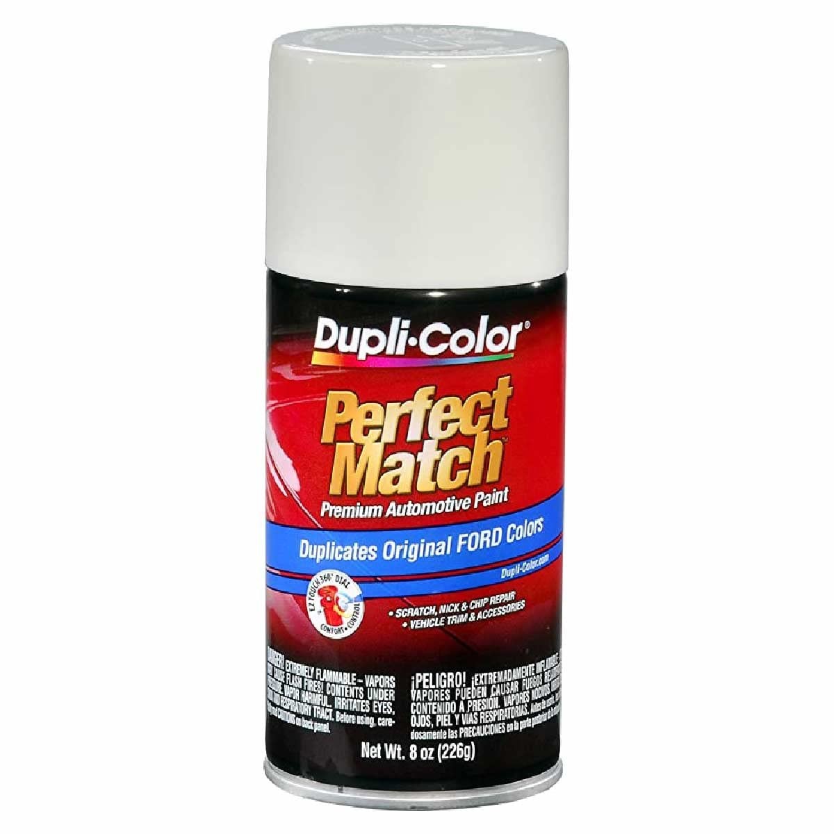 Perfect Match Spray Paint, Ford Pure White, 8 oz Aerosol Can, C/9E/YG