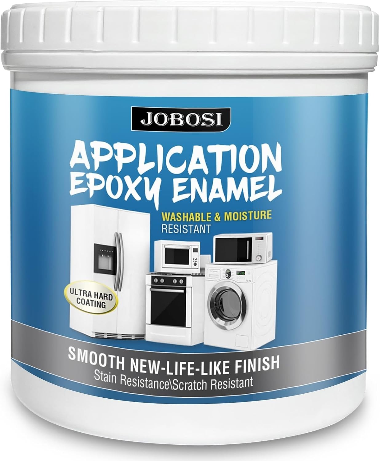 Black Appliance Rust Paint – High-Gloss Finish, 32 oz