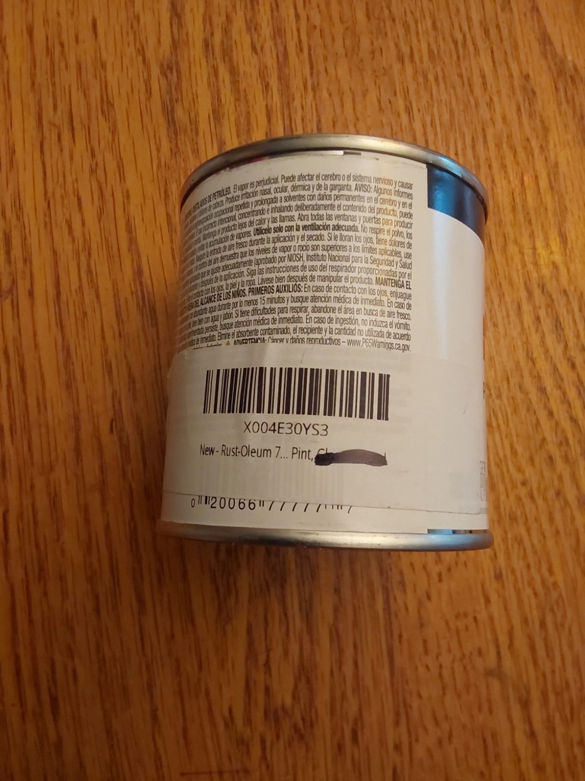 Rust-Oleum SATIN BLACK 1/2pt Stops Rust PROTECTIVE ENAMEL Oil-Based 7777-730 NEW