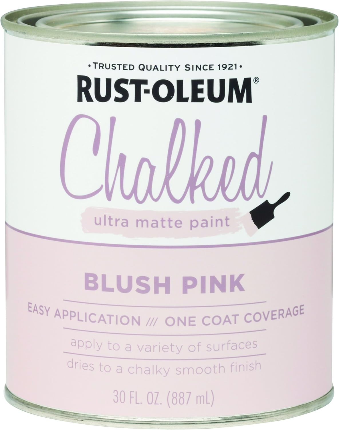 Rust-Oleum Blush Pink Chalked All-In-One Ultra Matte Paint | One Coat Coverage |