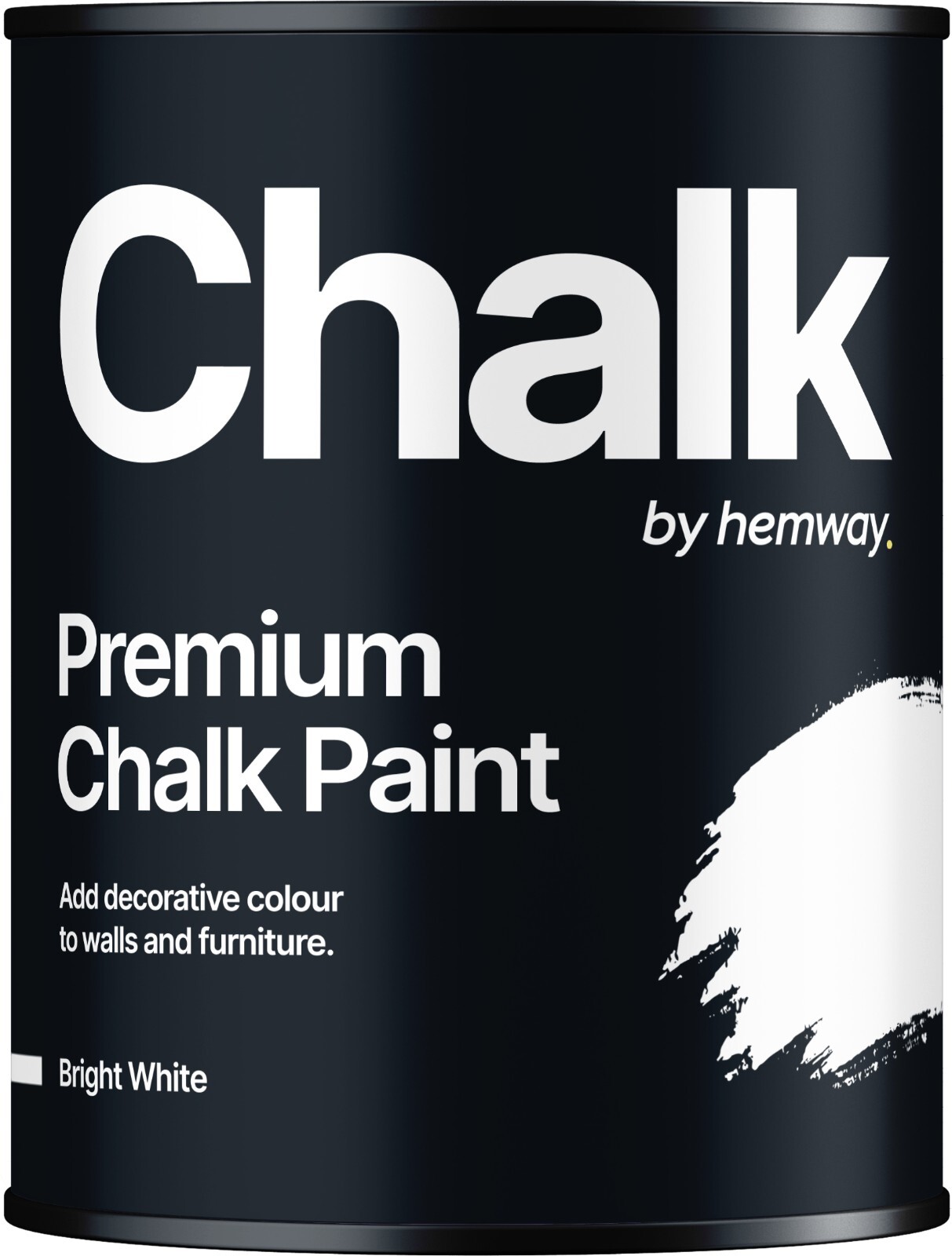 Hemway White Chalk Paint Ultra Matt Wall Furniture Chic Shabby Vintage Chalky