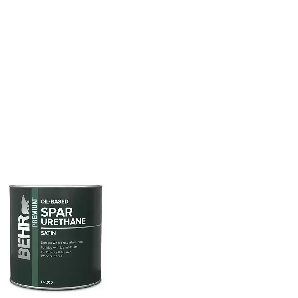 1 Qt. Satin Clear Oil-Based Interior/Exterior Spar Urethane Wood Sealer