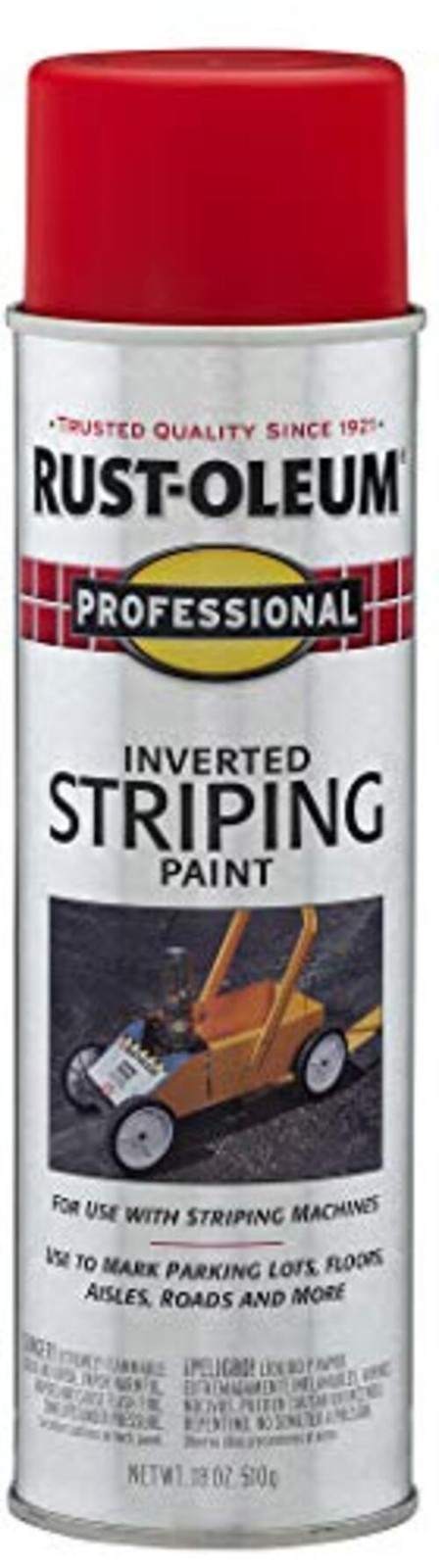 211777 Professional Inverted Striping Spray 18 18 Ounce (Pack of 1) Paint Red