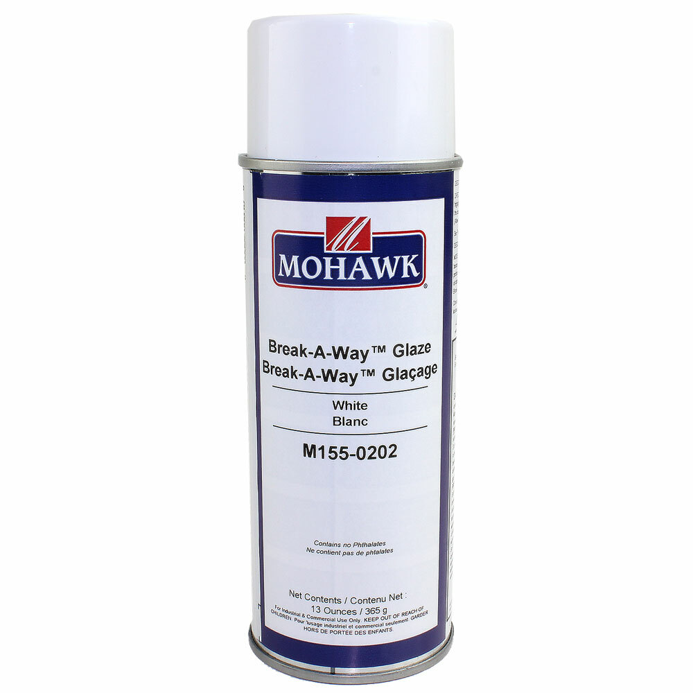 Mohawk Finishing Products M155-0202 Mohawk Break-A-Way Glaze Aerosol White,