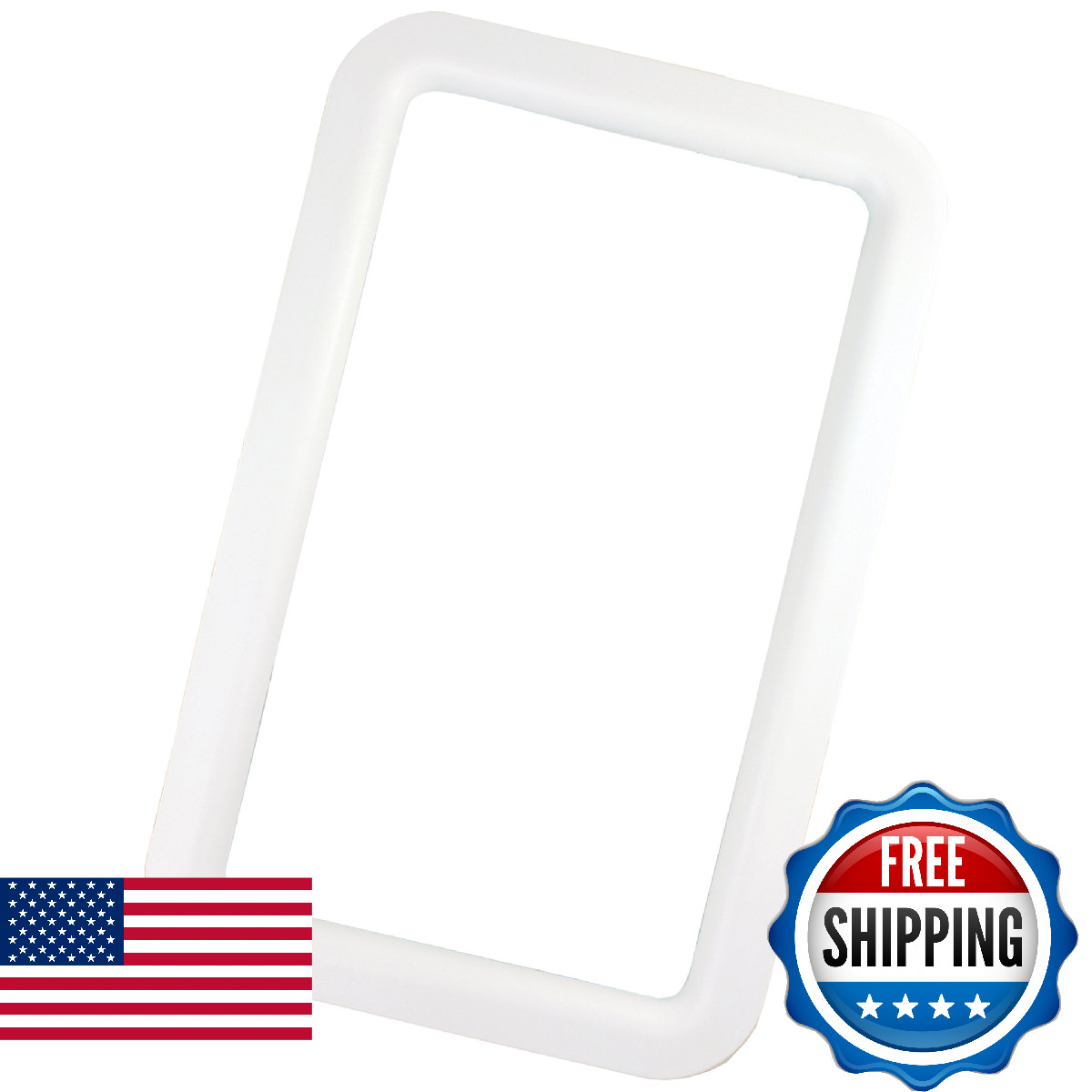 Jr Products 11011 White Rv Deluxe Entry Door Window Frame