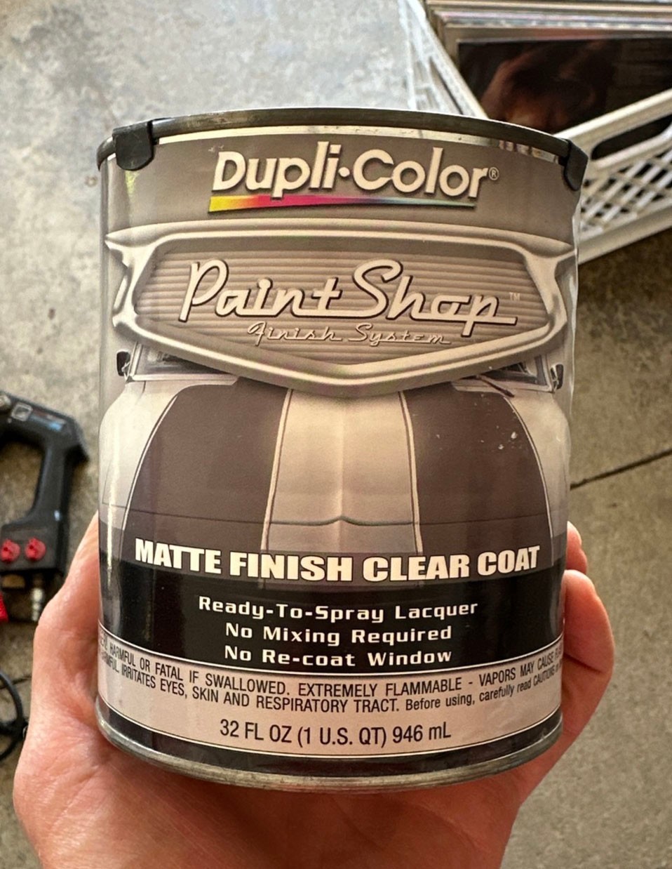 Dupli-Color BSP307 Paint Shop Finish System Clear Coat – Matte Clear – 32 oz…