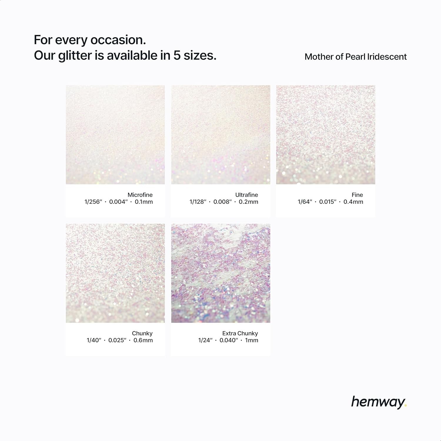 High-Quality Glitter Paint Additive – Mother of Pearl Crystals for Art – 100g