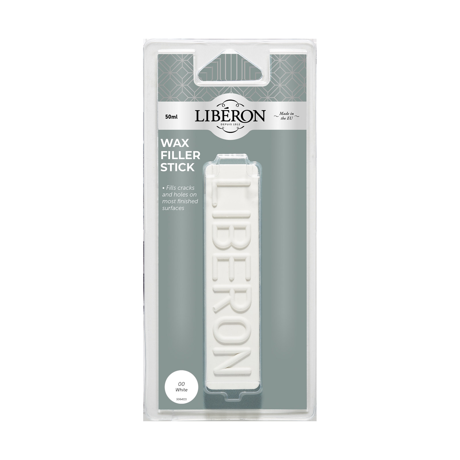 Liberon Wax Filler Stick White 50g – Quick & Easy Wood Repair