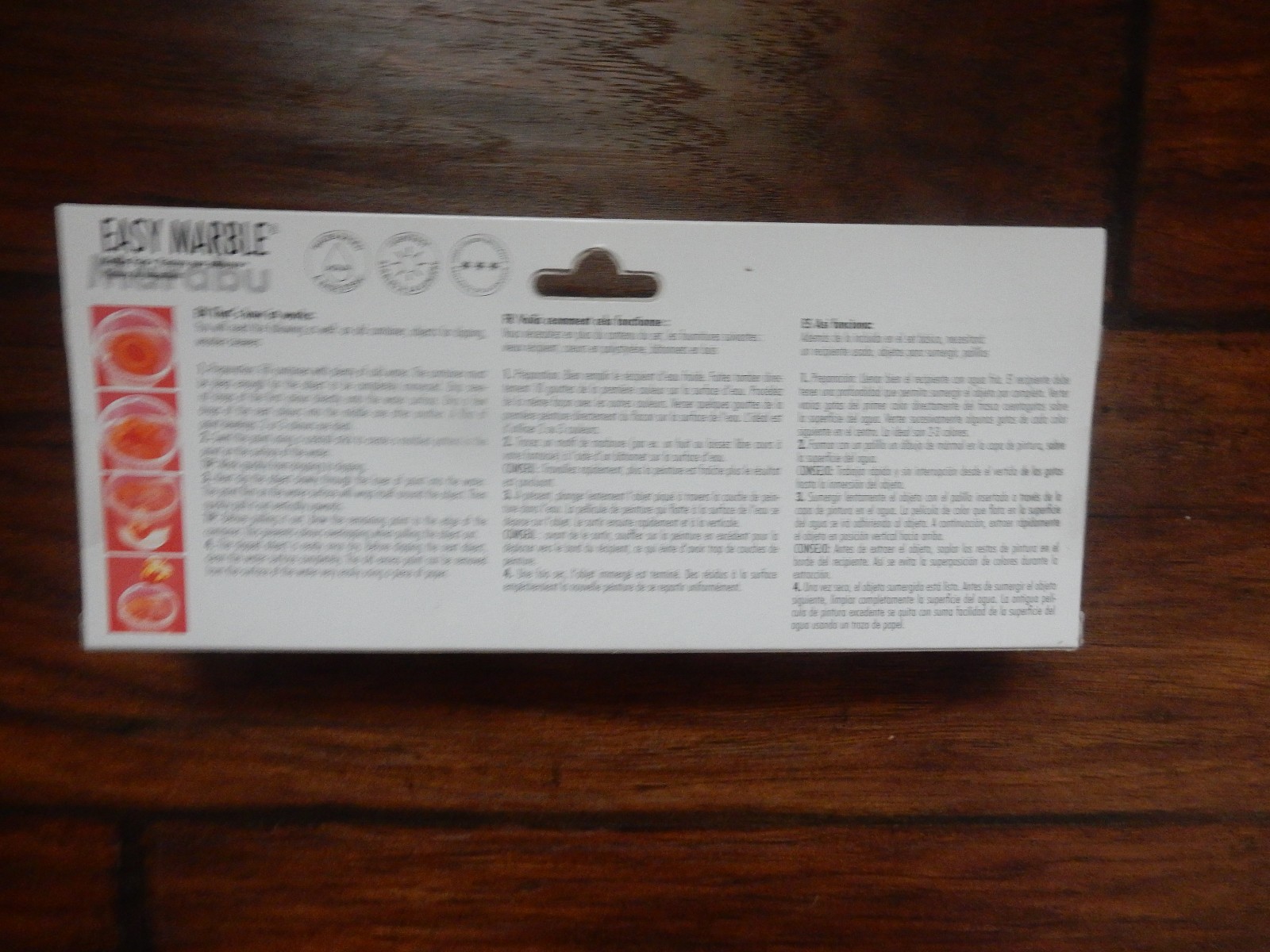 Marabu Creative Easy Marble Paint Starter Set 6 Package. 6x15ml