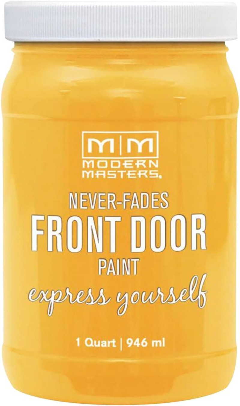 275273 Front Door Paint, 1 Quarts, Satin Happy