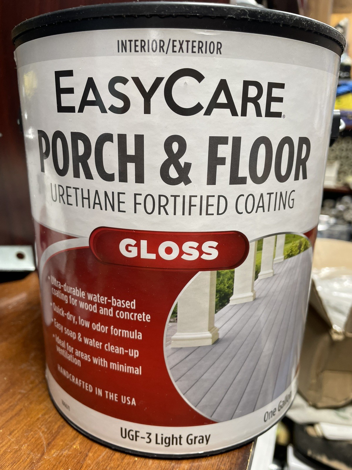 4 Gallons Light Gray UGF-3 Paint – EasyCare & Painter’s Select – Wood Concrete