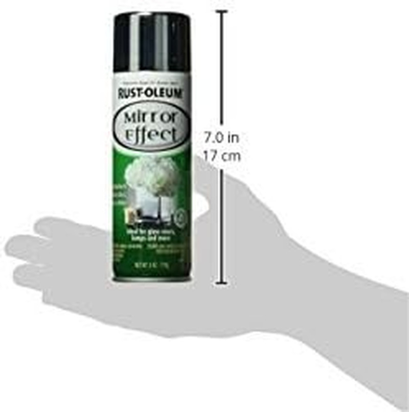 Rust-Oleum 301494 Specialty Mirror Spray, 6 Oz, Silver