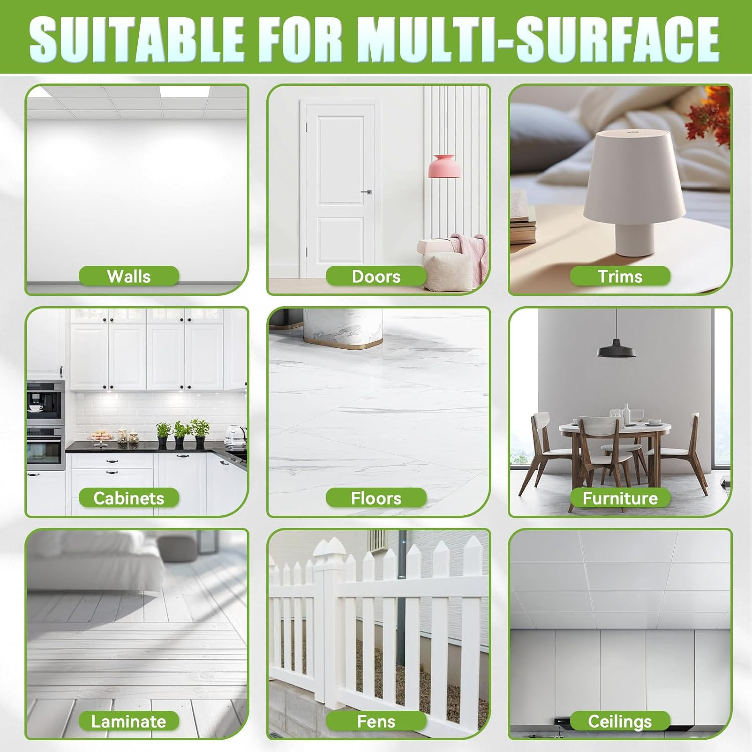 White Touch up Paint Pen, White Paint for Wall, Door, Cabinets, Furniture