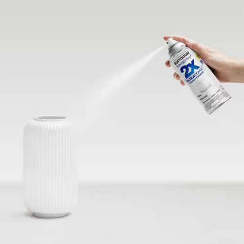 12 oz. Semi-Gloss White General Purpose Spray Paint for Wood & Metal Surfaces