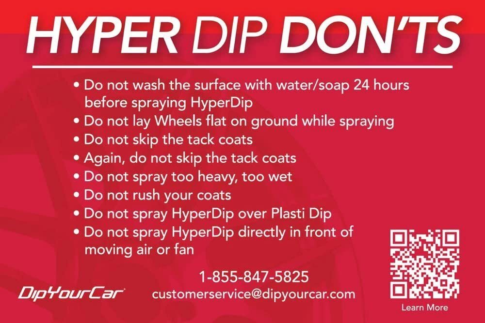 DipYourCar.com HyperDip Paint – Can of Sprayable Automotive Dip Coat – Remov…