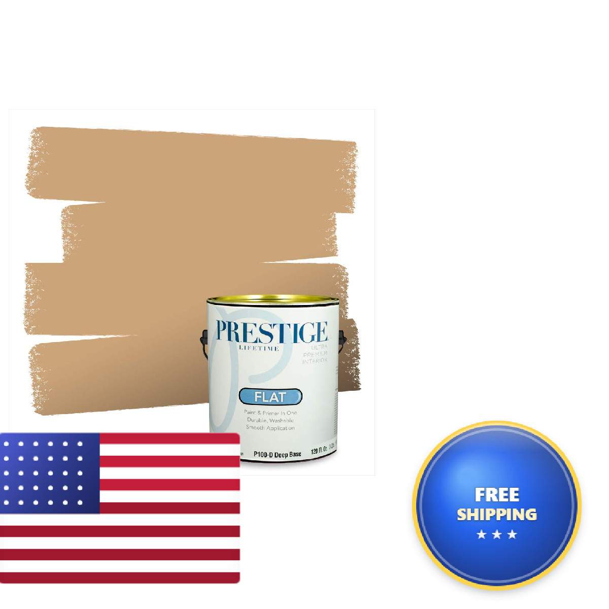 Prestige Paints Interior Paint And Premiumr In One 1-Gallon Flat Comparable Matc