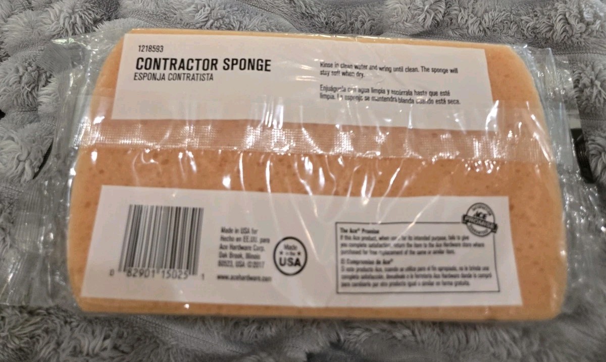 Ace Contractor Sponge 7.4″ X 4″ X 2.5″ Large Pore, Highly Absorbent, (1218593)
