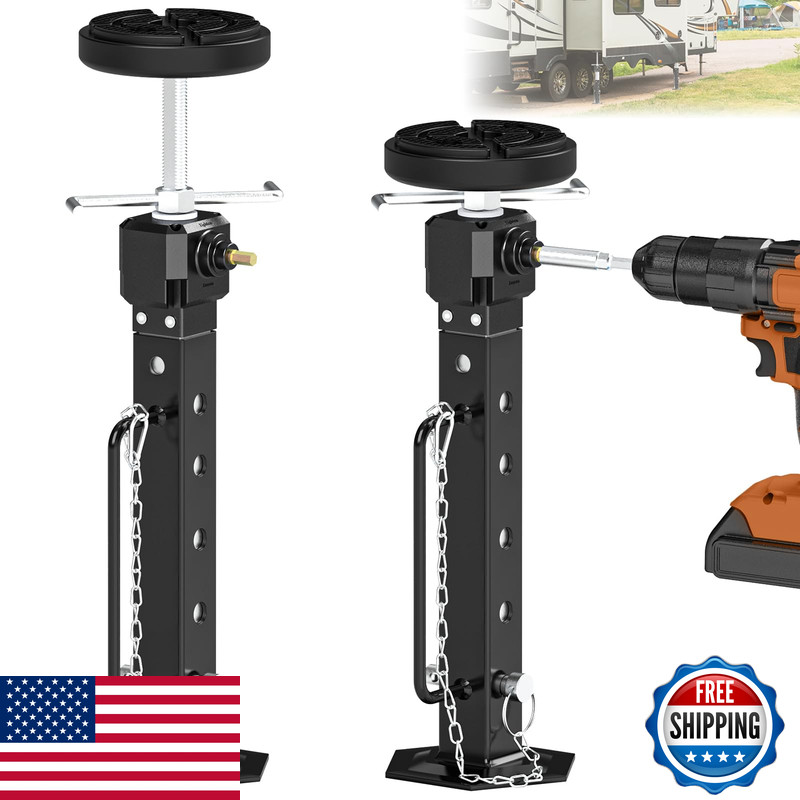 Auh Adjustable Camper Slide Out Support Jacks From 13.8-26.8 2 Pcs Rv Trailer