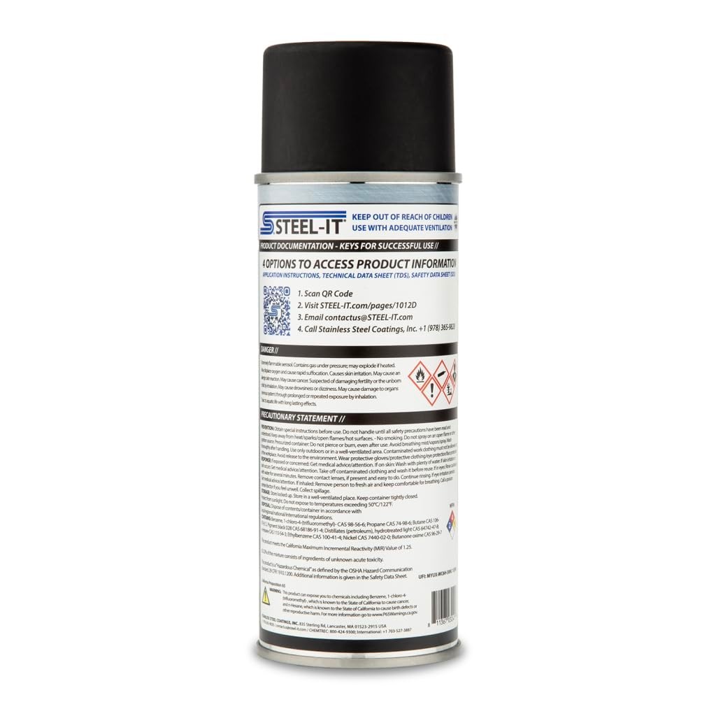 Industrial Polyurethane Paint Coating – Weldable, Easy to Apply, Black 1 Pack