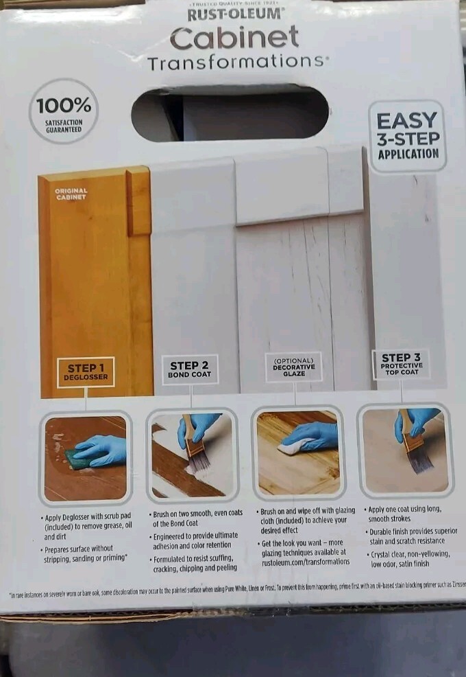 Rust-Oleum Transformations 1 qt. Midtone Tint Base Cabinet Kit Covers 100 Sq ft.