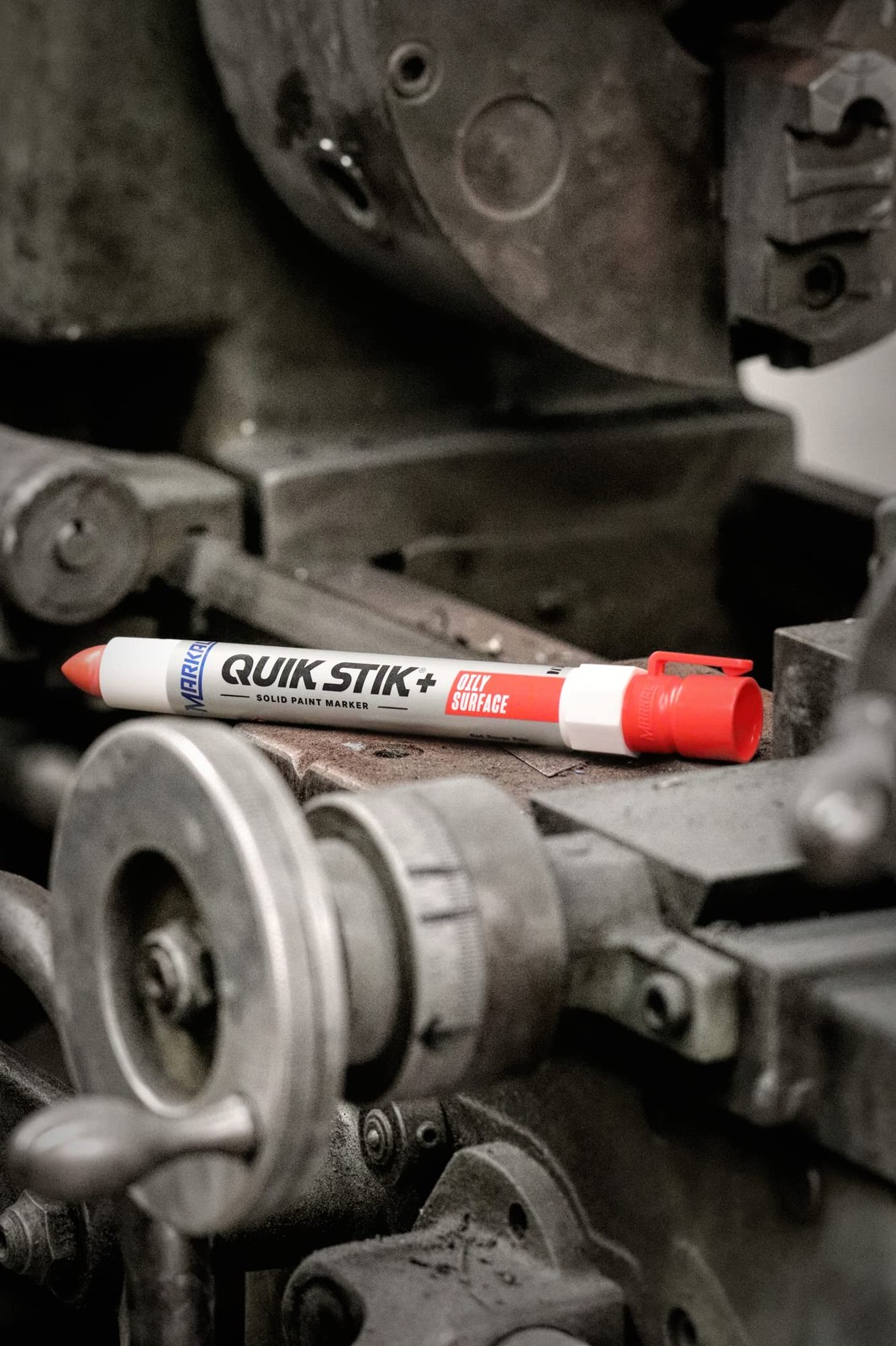 28882 – Quik+ Stik Oily Surface Solid Paint Marker for Marking Oily, Wet, Dry…