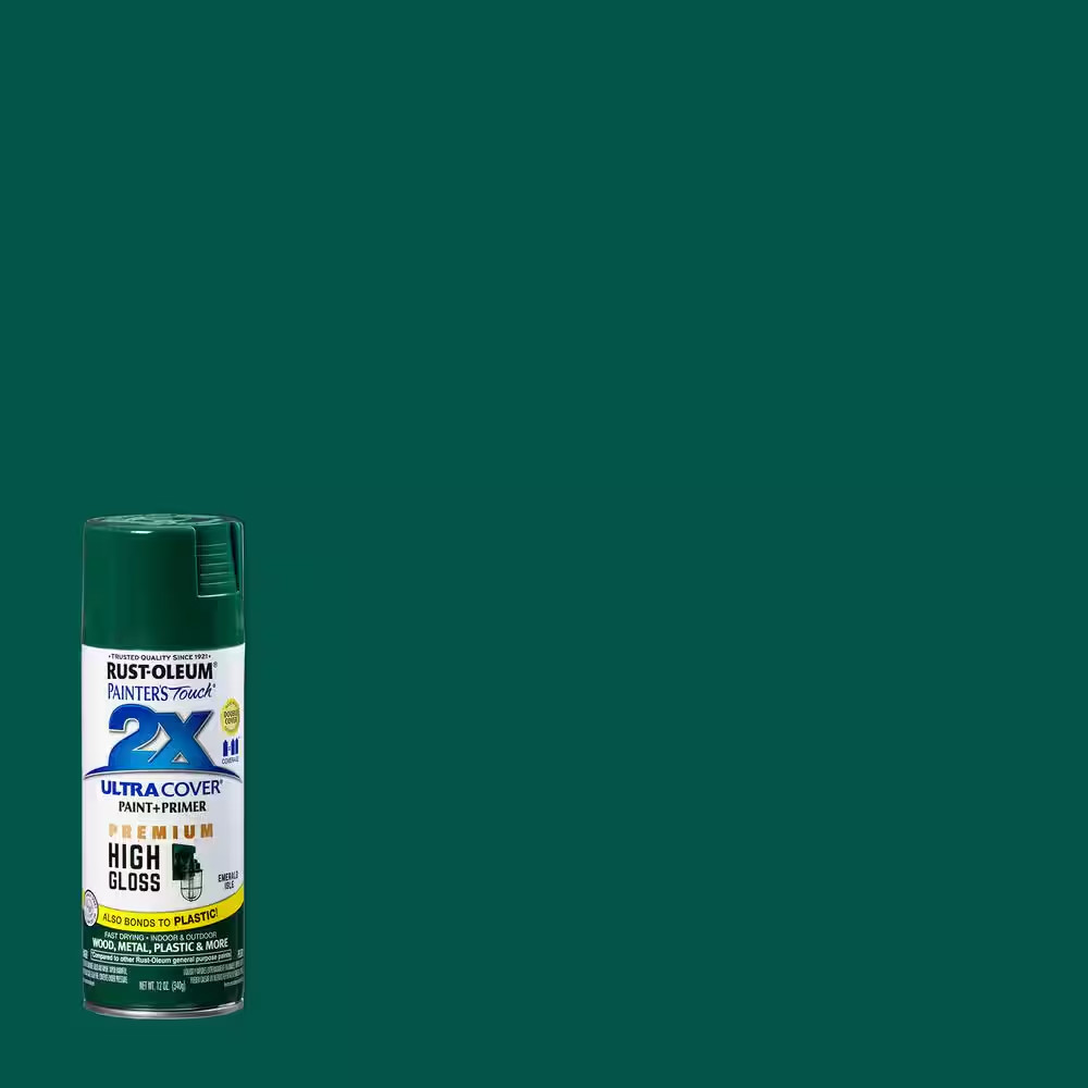 12 Oz High Gloss Emerald Isle Ultra Cover General Purpose Spray Paint Case of 6