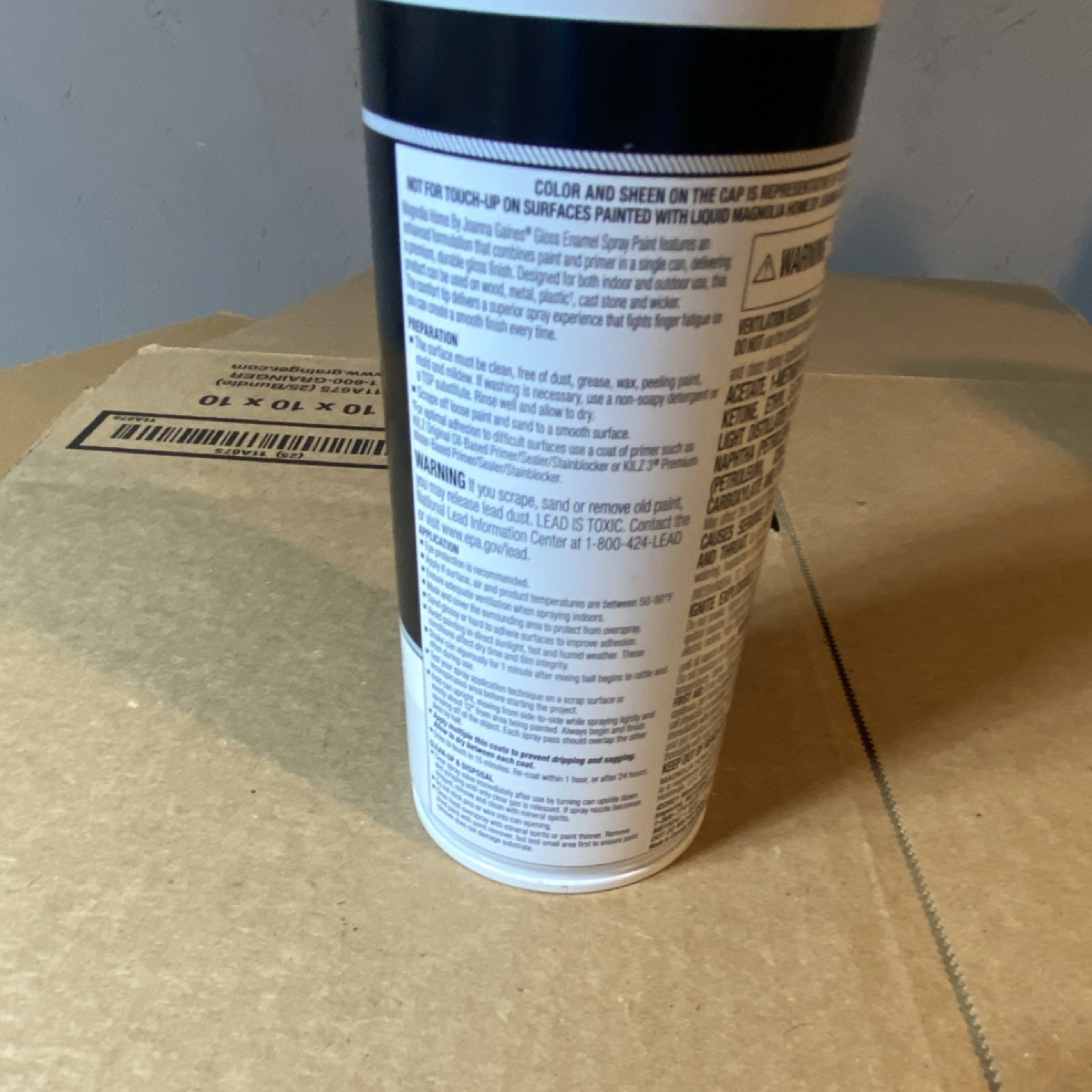 Magnolia Home by Joanna Gaines Gloss Spray Paint True White Premium Finish
