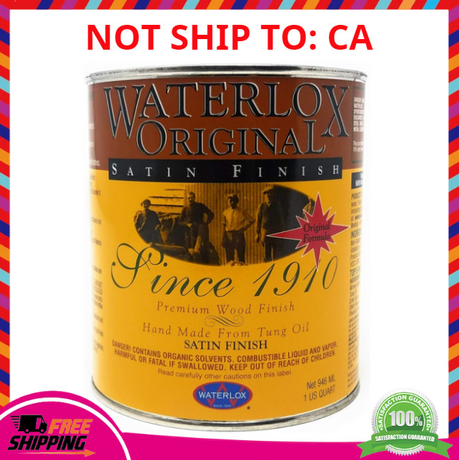 Waterlox TB 6044 Original Satin Finish, Quart, 32 Fluid Ounces