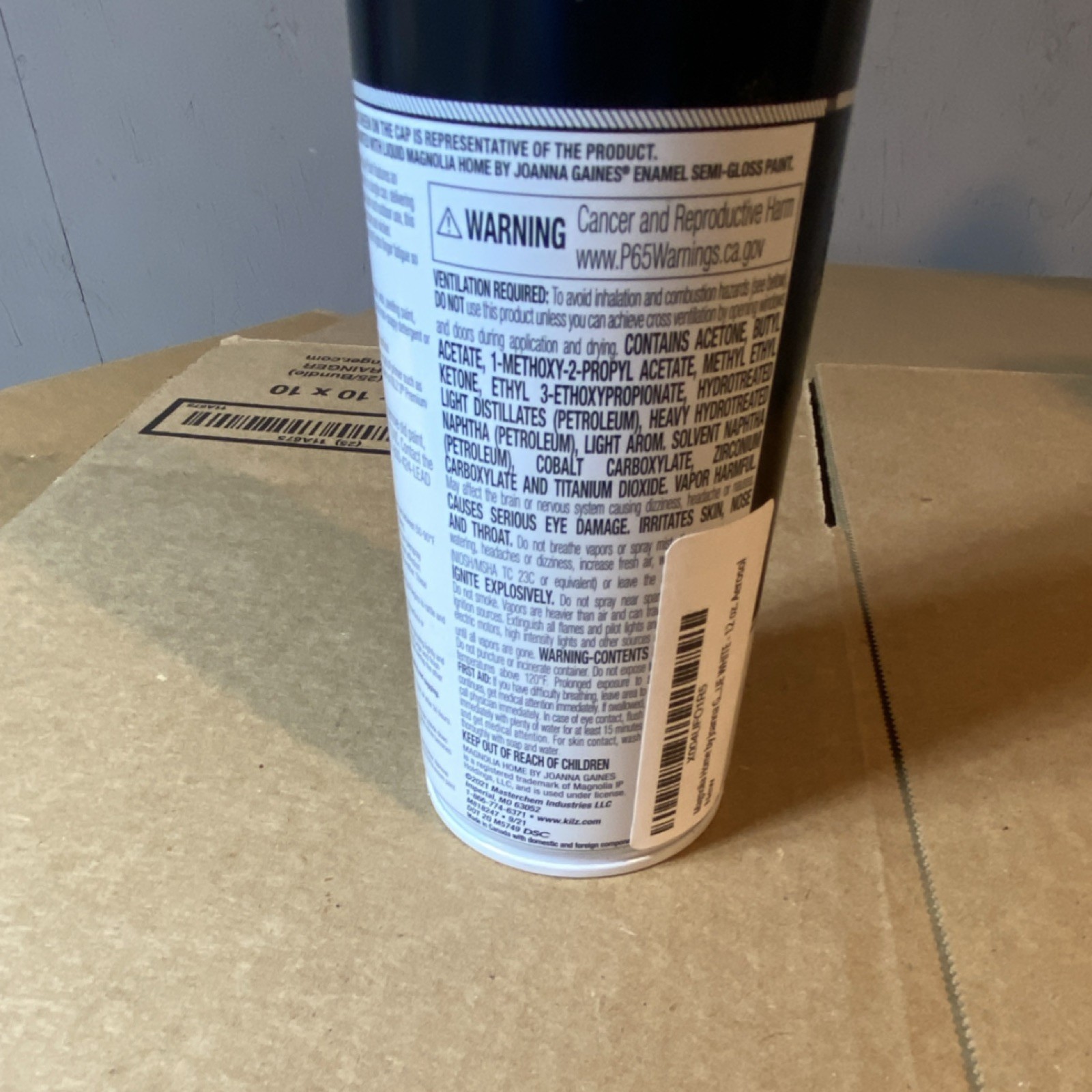 Magnolia Home by Joanna Gaines Gloss Spray Paint True White Premium Finish