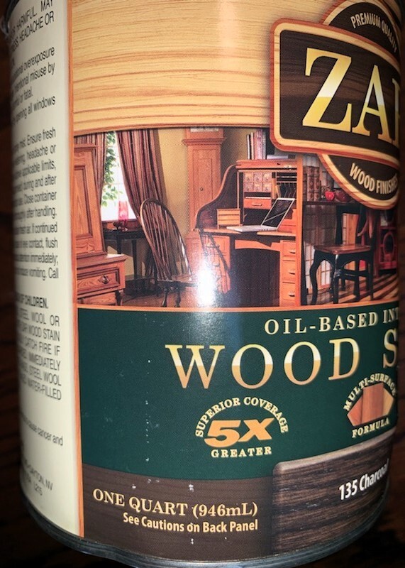 ZAR Interior Stain 135 Charcoal Quart