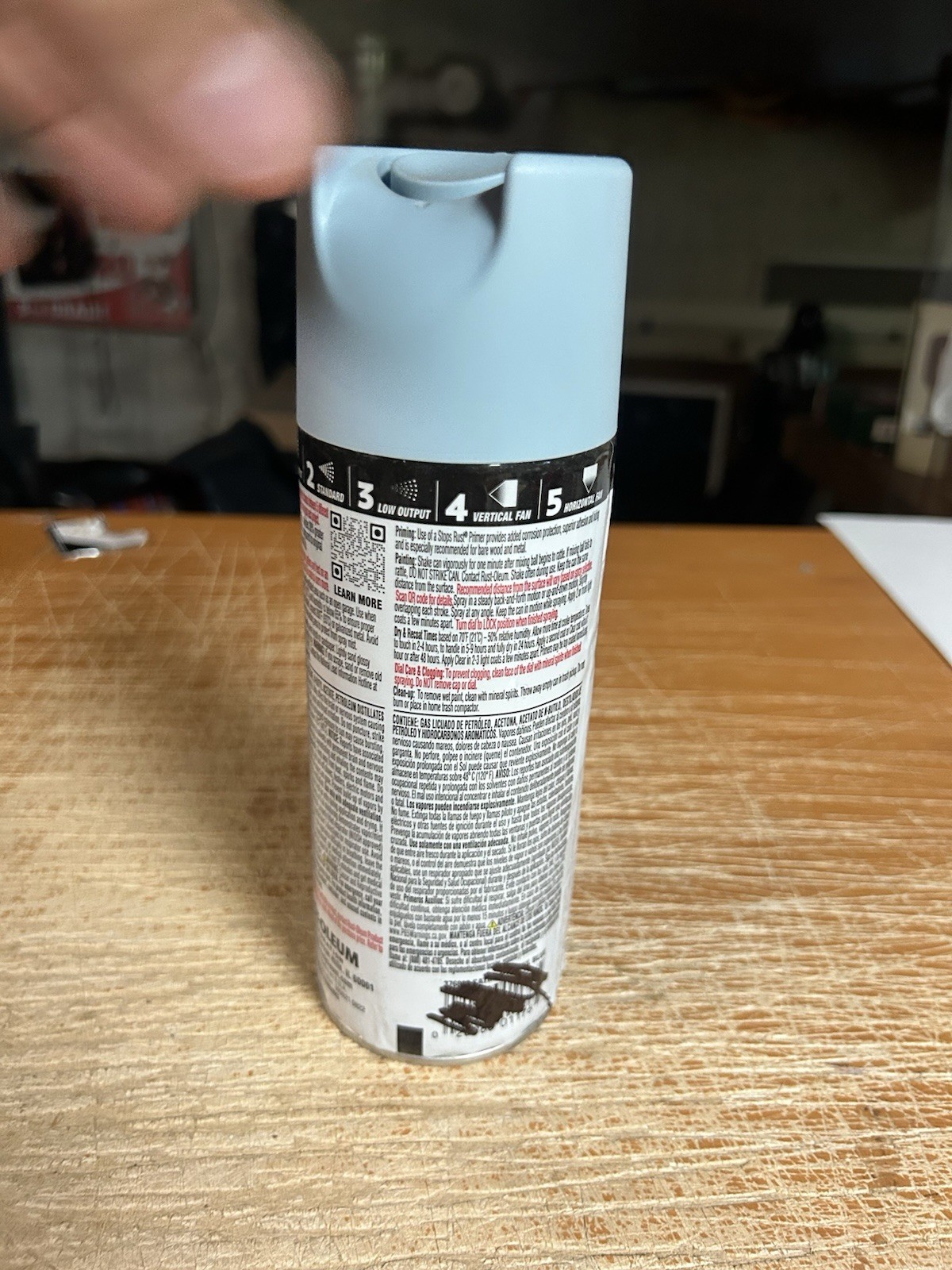 Rust-Oleum Stop Rust Custom Sprays 5 in 1 Spray Paint 12 oz Peaceful Blue Satin