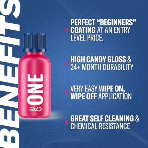 One EVO Light Box ceramic coating auto paint protection hydrophobic deep 50 ml
