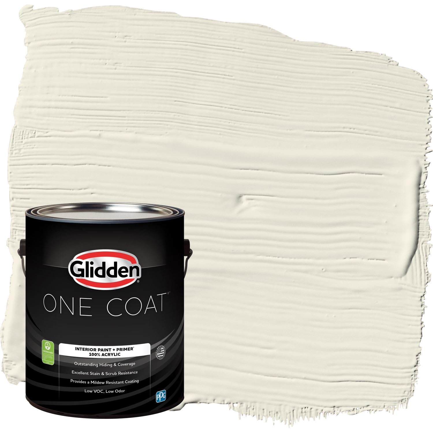 White/Off-White – 1 Gallon Eggshell Glidden One Coat