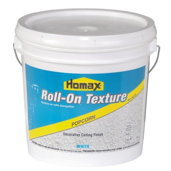 2 Gallon Decorative Ceiling Finish: White Popcorn Roll-On Texture NEW