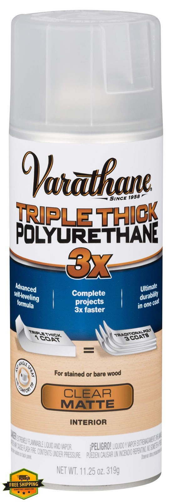 Varathane Matte 11.25 oz Polyurethane Spray