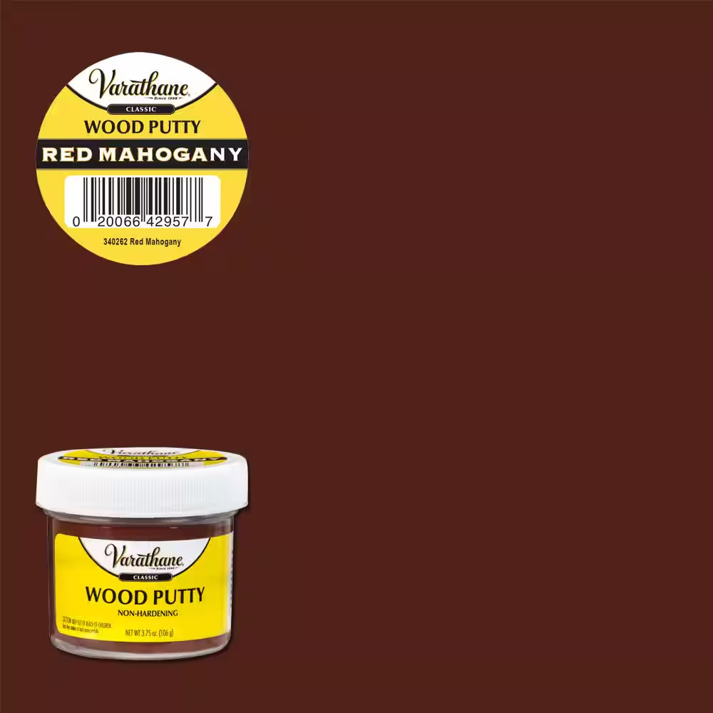 3.75 Oz. Red Mahogany Wood Putty (6-Pack)