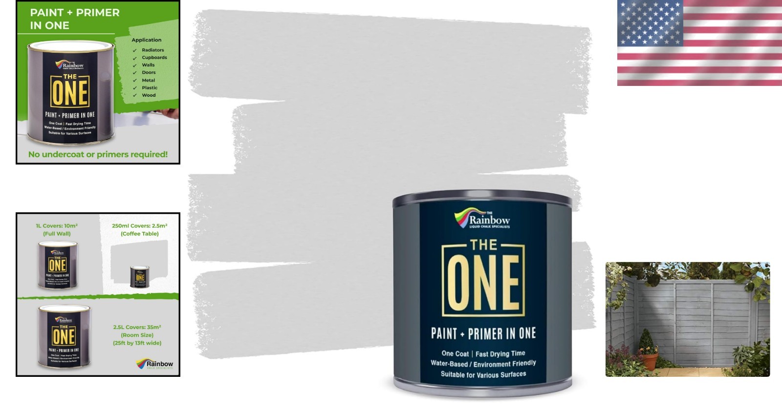 250ml Waterproof Light Grey Gloss Paint – Perfect for Cabinets & Furniture