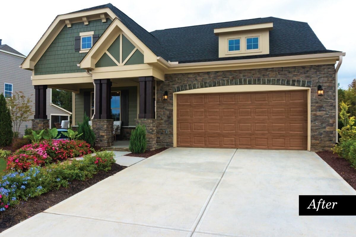 Wood Look Paint Kit for Garage Doors English Oak