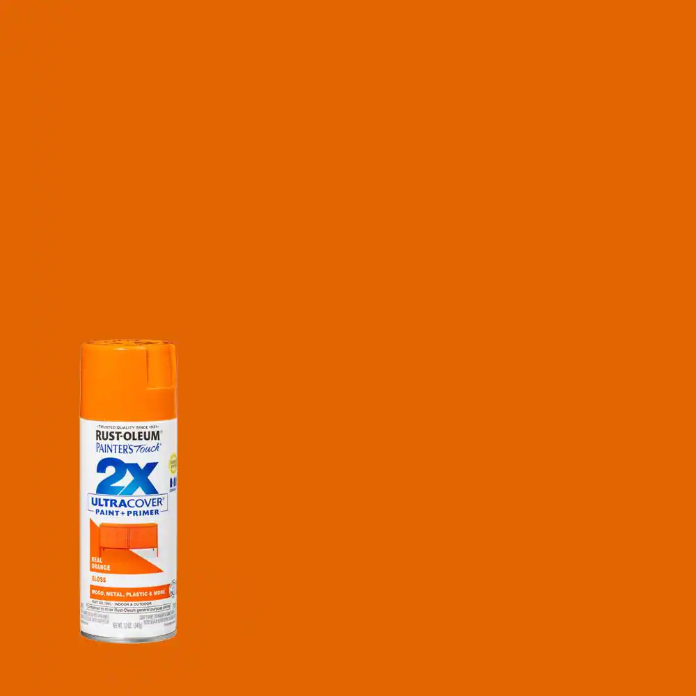12 Oz. Gloss Real Orange General Purpose Spray Paint (6-Pack)