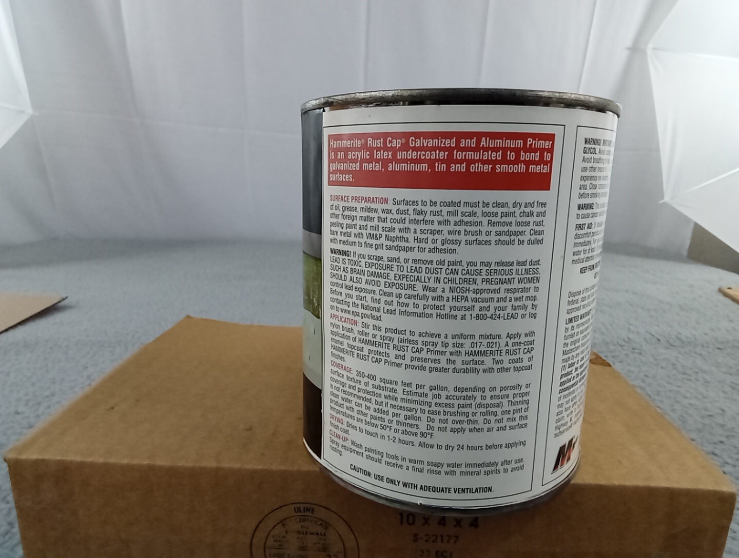 Hammerite Rust Cap Primer Galvanized Aluminum Gray 1 Quart Kilz