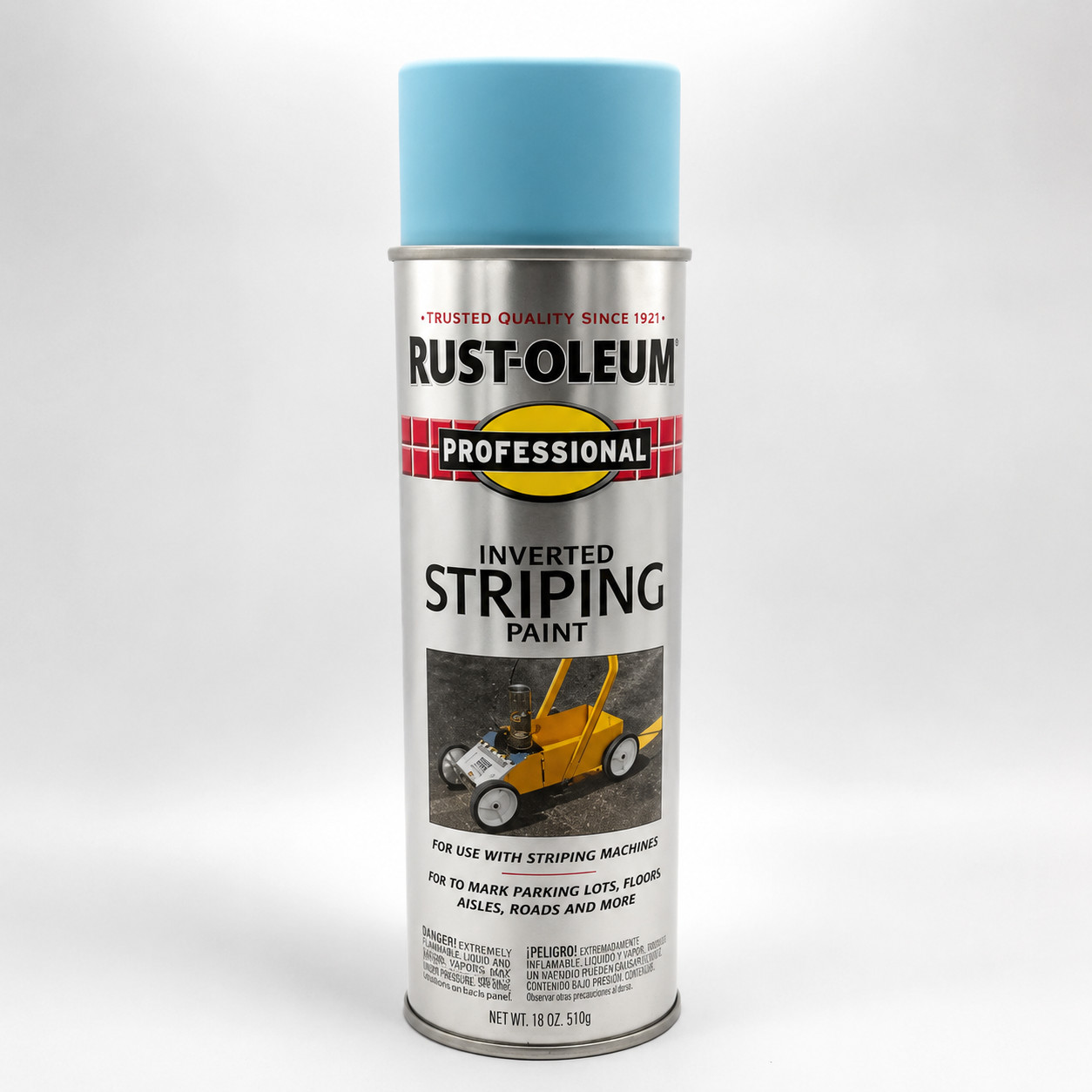 Rust-Oleum Professional Blue Inverted Striping Paint 18 oz Fast Dry