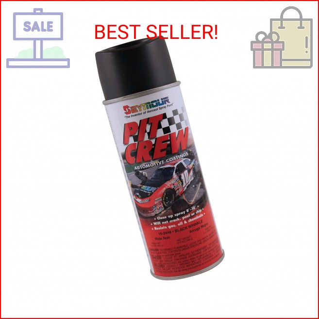 Seymour 16-2448 Automotive Specialties Spray Paint, Black Wrinkle