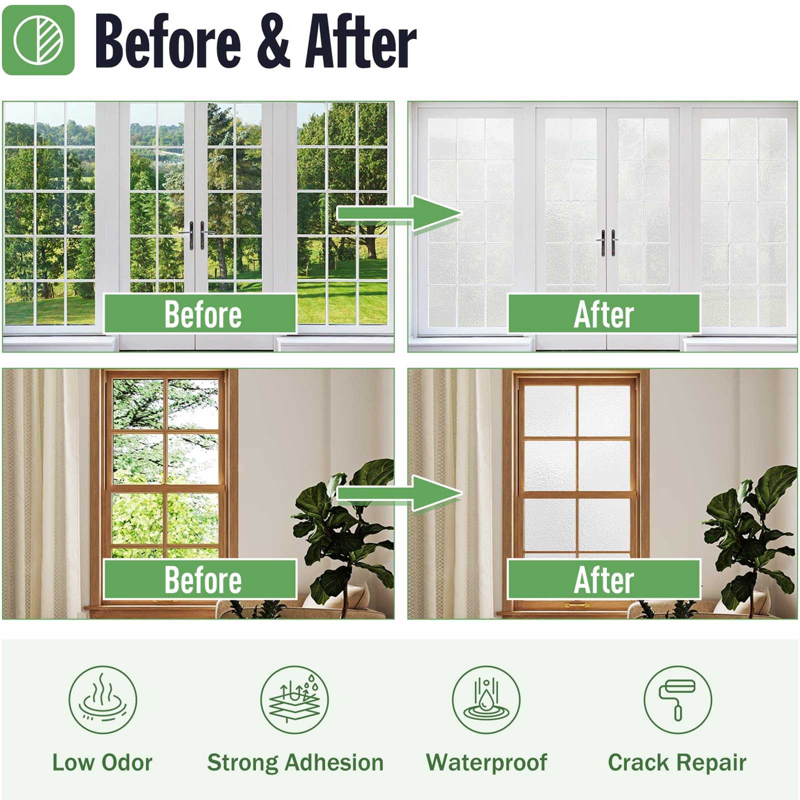 Frosted Glass Paint, 5oz Window Privacy Paint, Waterproof Frosted Glass Spray…