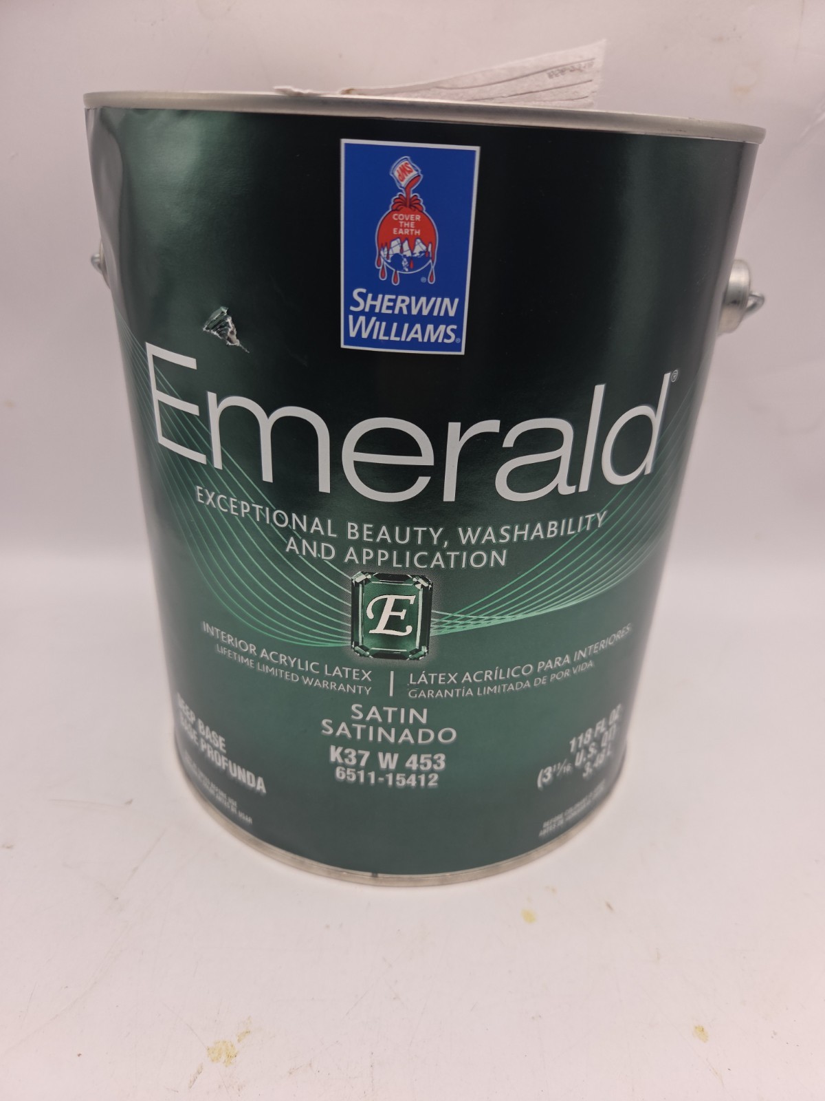 1 Gallon Sherwin Williams Emerald Interior Satin Color 6067 Mocha